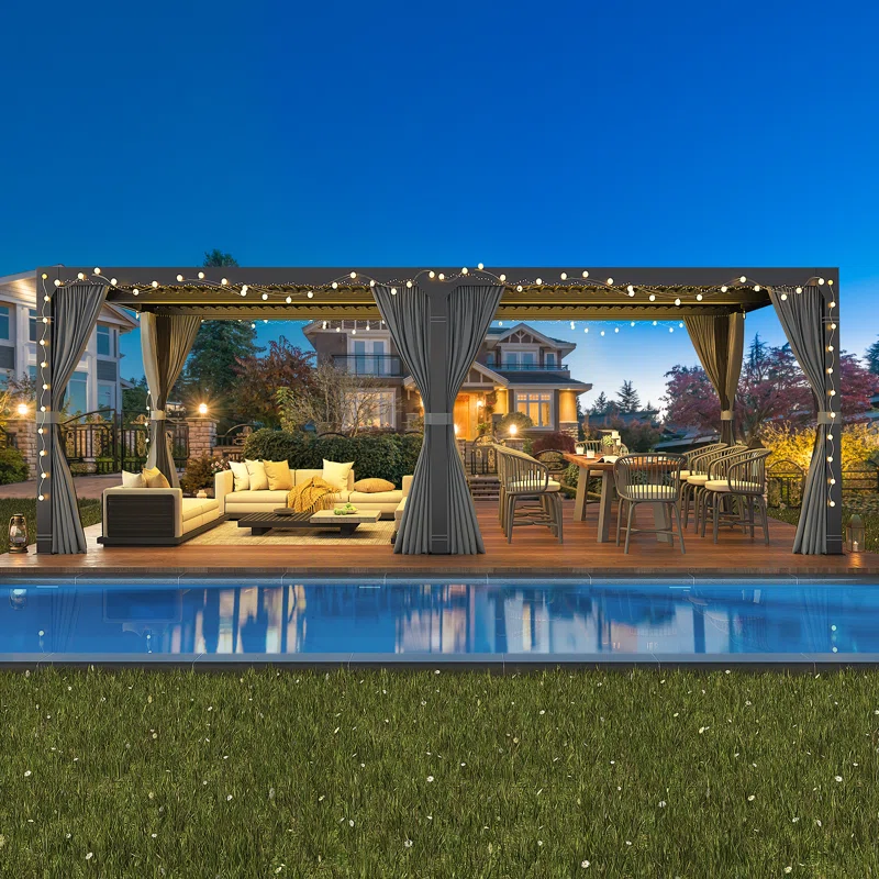 Erommy+Outdoor+Pergola,+Louvered+Pergola,+Aluminum+Gazebo+for+Patio,+Backyard,+Pool+party-90612909 (11)